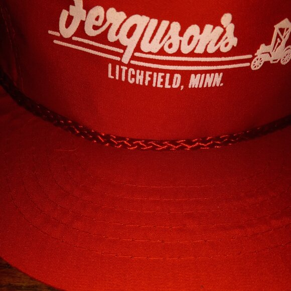 Vintage Ferguson's Litchfield Cars Trucker Snapback Mesh Adjustable - Picture 3 of 7